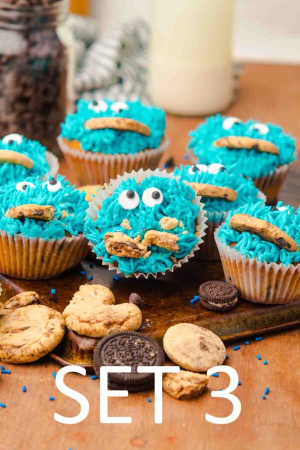Cookie Monster Cupcakes [Set 3] - Image 19