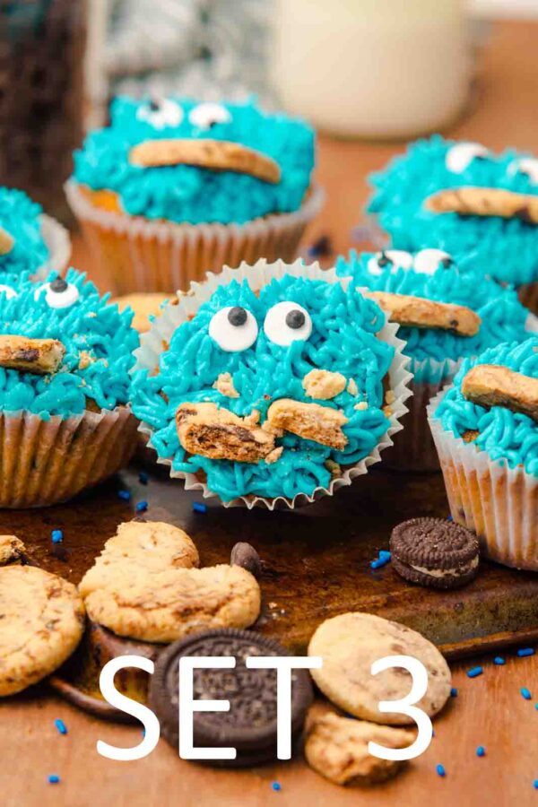 Cookie Monster Cupcakes [Set 3] - Image 20
