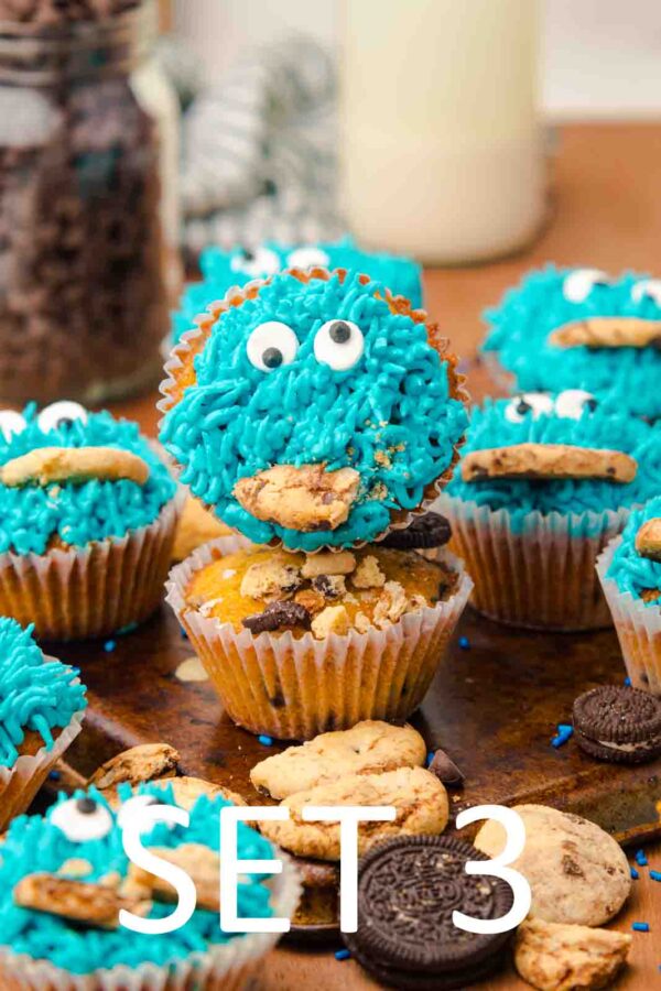 Cookie Monster Cupcakes [Set 3] - Image 21