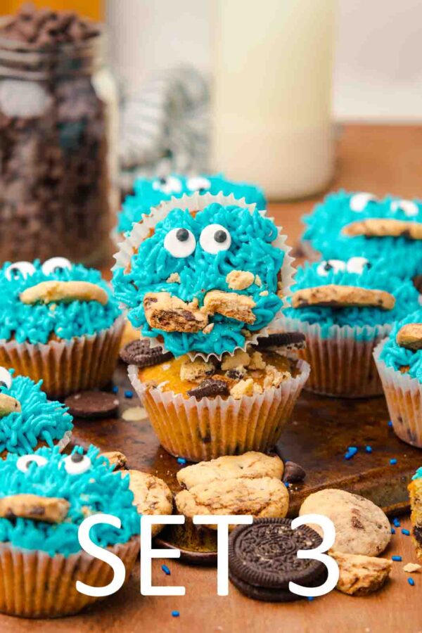 Cookie Monster Cupcakes [Set 3] - Image 23