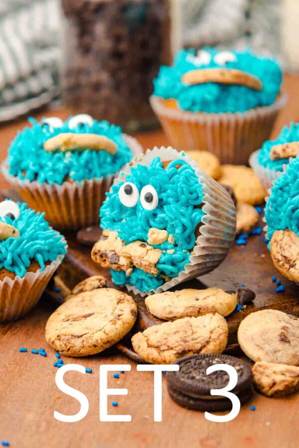 Cookie Monster Cupcakes [Set 3] - Image 27