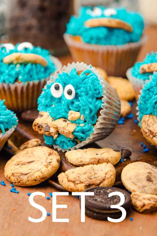Cookie Monster Cupcakes [Set 3] - Image 28