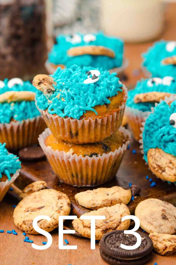 Cookie Monster Cupcakes [Set 3] - Image 29
