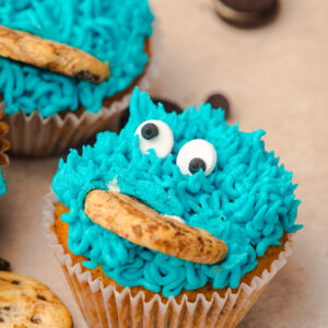 Cookie Monster Cupcakes [Set 1]