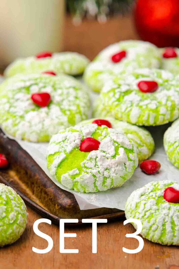 Grinch Crinkle Cookies [Set 3] - Image 3