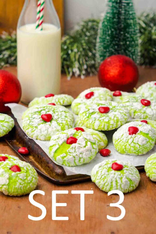 Grinch Crinkle Cookies [Set 3] - Image 5