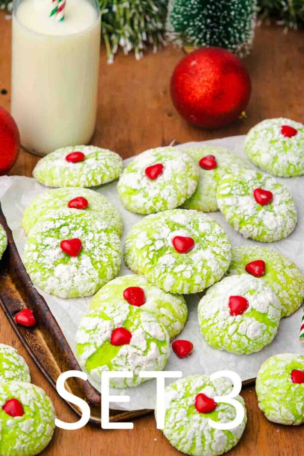 Grinch Crinkle Cookies [Set 3] - Image 6