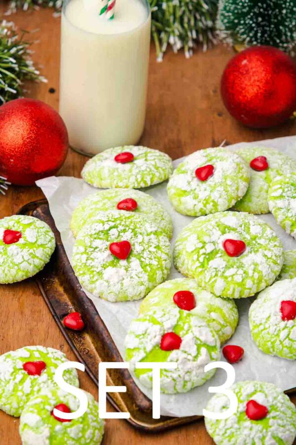 Grinch Crinkle Cookies [Set 3] - Image 7
