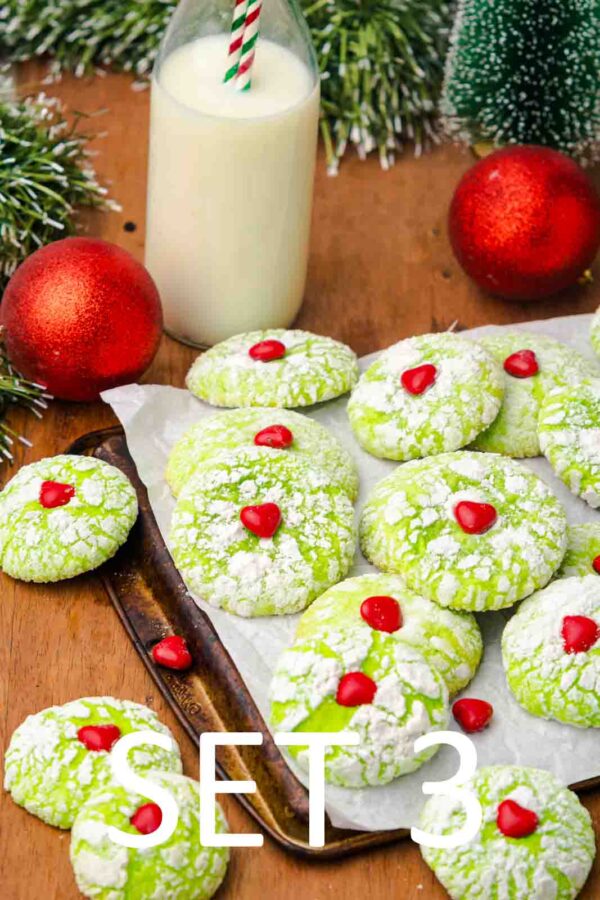 Grinch Crinkle Cookies [Set 3] - Image 8