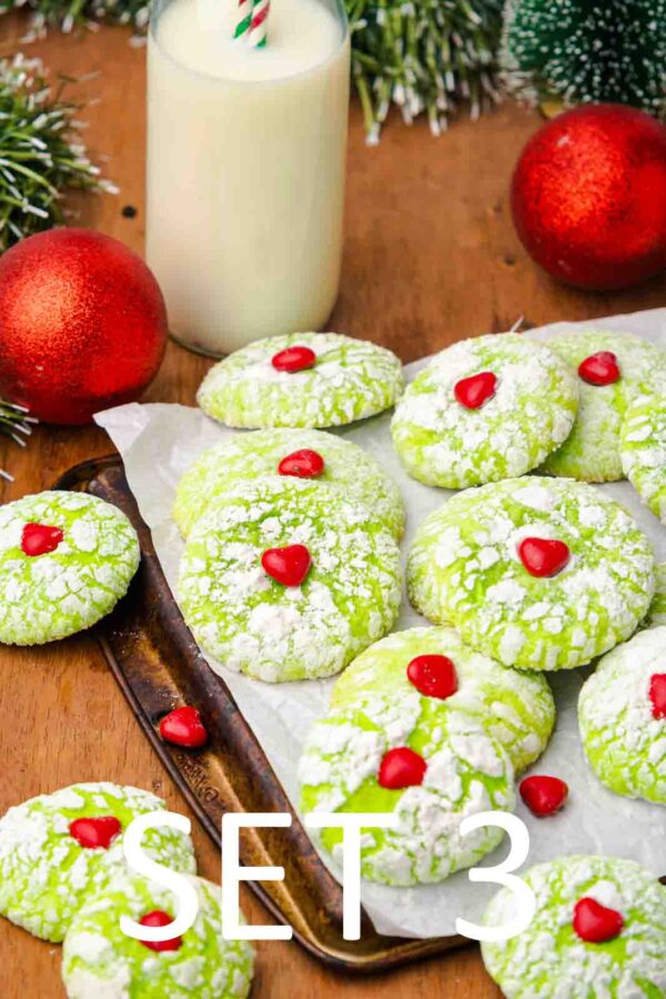 Grinch Crinkle Cookies [Set 3] - Image 9