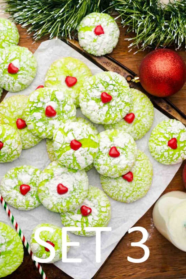 Grinch Crinkle Cookies [Set 3] - Image 10