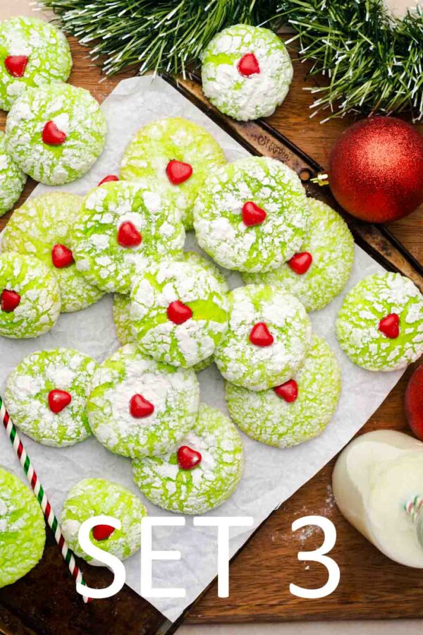 Grinch Crinkle Cookies [Set 3] - Image 12