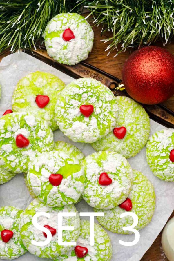 Grinch Crinkle Cookies [Set 3] - Image 14