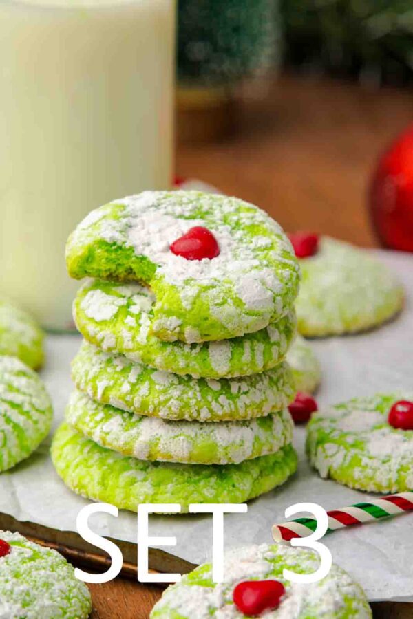Grinch Crinkle Cookies [Set 3] - Image 26