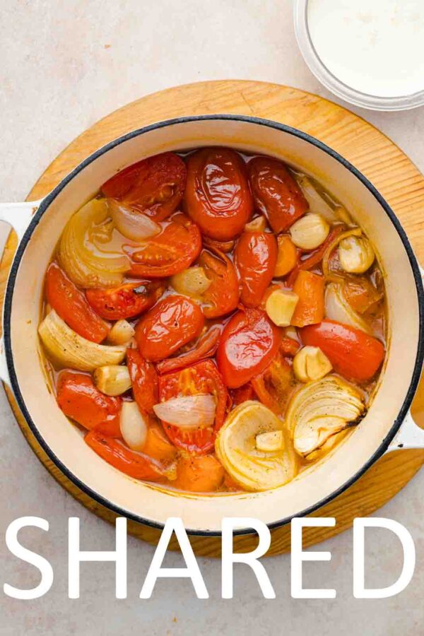 Creamy Roasted Tomato Soup with Grilled Cheese Croutons [Set 2] - Image 42