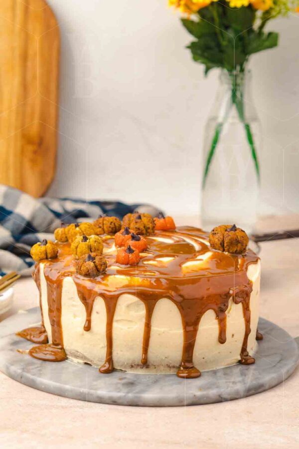 Salted Caramel Pumpkin Cake - Image 3