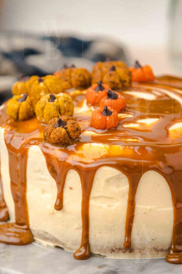 Salted Caramel Pumpkin Cake - Image 5