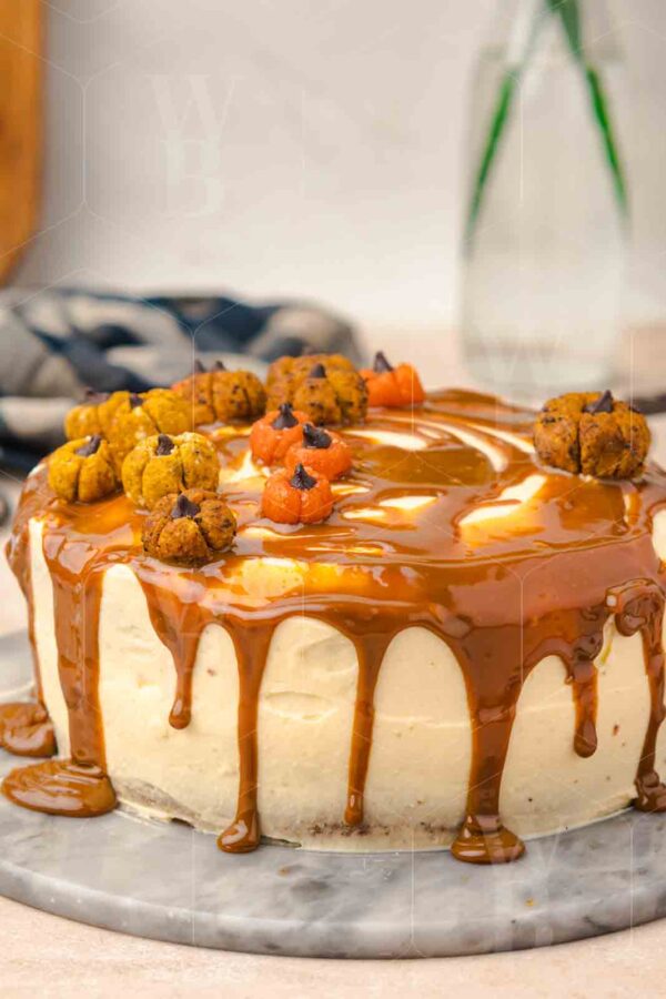 Salted Caramel Pumpkin Cake - Image 6