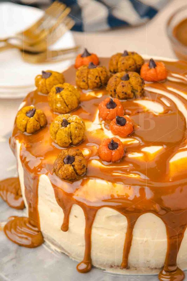 Salted Caramel Pumpkin Cake - Image 11