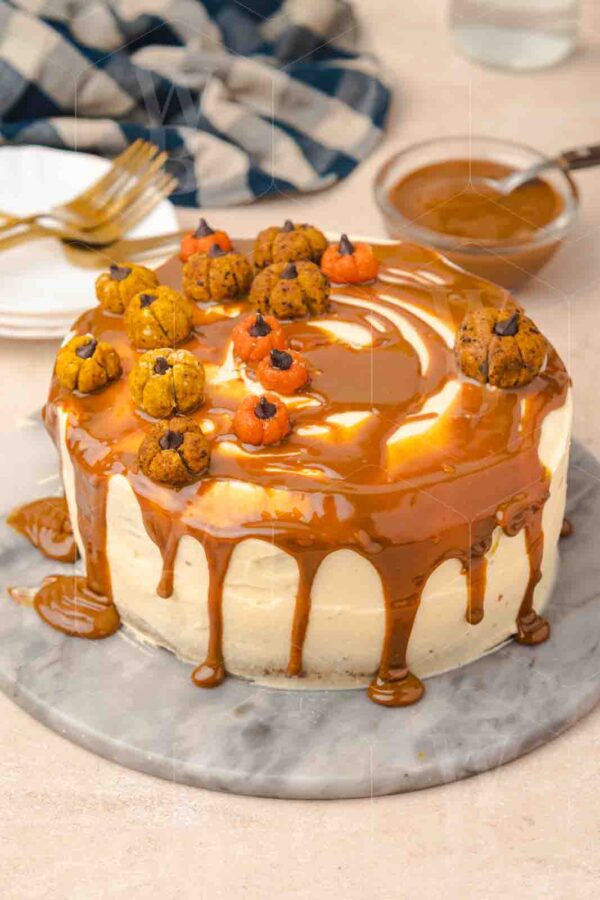 Salted Caramel Pumpkin Cake - Image 12