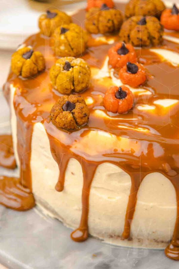 Salted Caramel Pumpkin Cake - Image 13