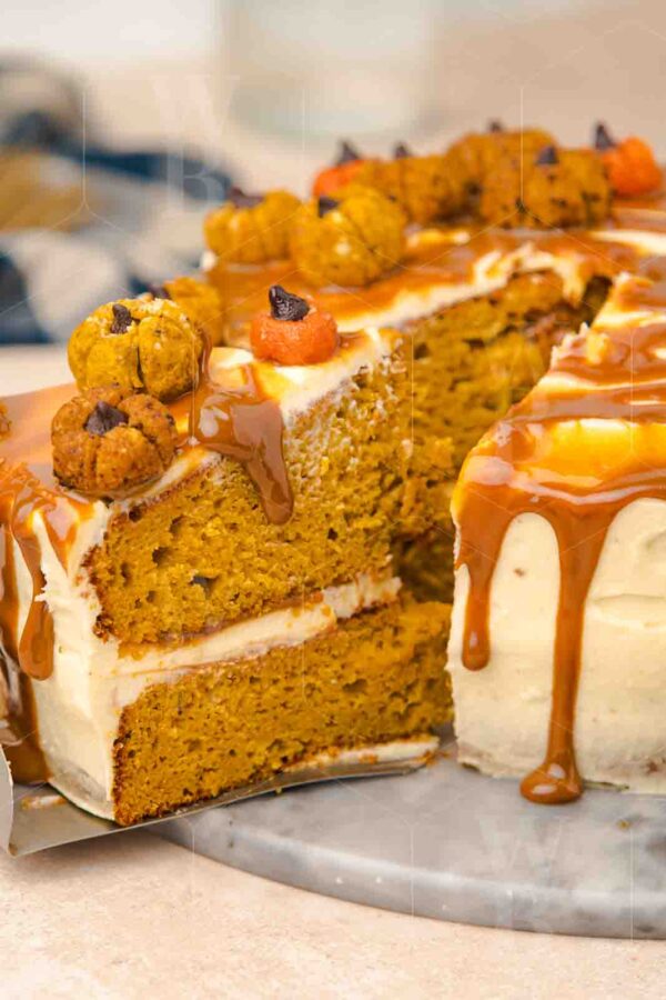 Salted Caramel Pumpkin Cake - Image 17