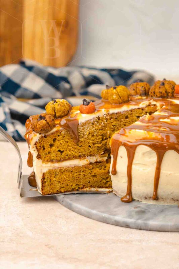Salted Caramel Pumpkin Cake - Image 19