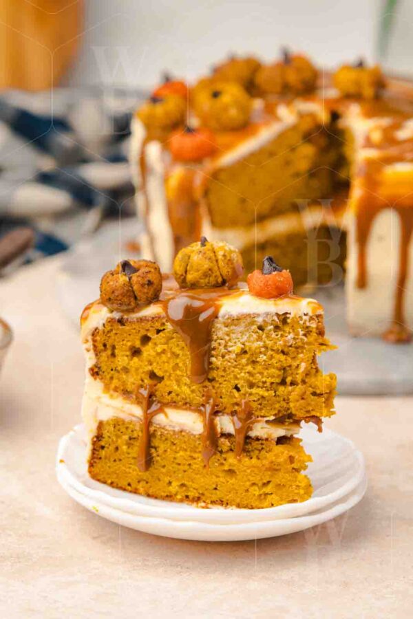 Salted Caramel Pumpkin Cake - Image 20