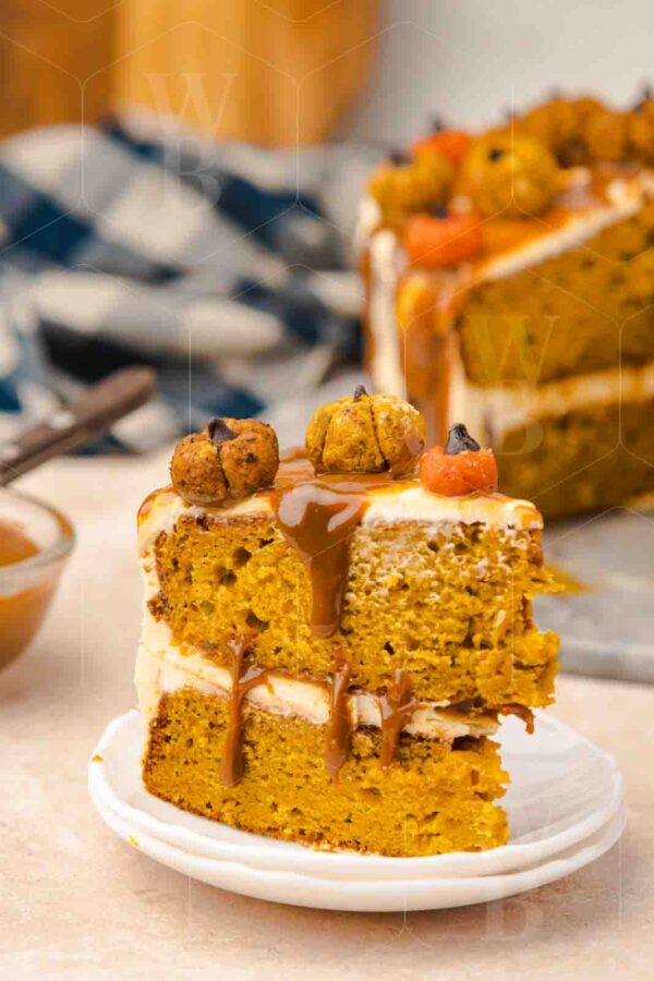 Salted Caramel Pumpkin Cake - Image 21