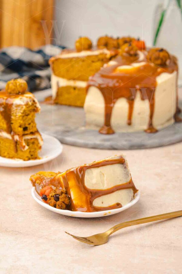 Salted Caramel Pumpkin Cake - Image 32