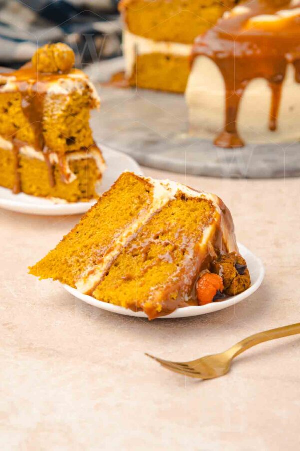 Salted Caramel Pumpkin Cake - Image 34