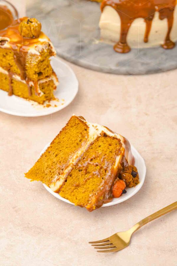 Salted Caramel Pumpkin Cake - Image 35