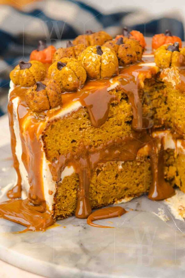 Salted Caramel Pumpkin Cake - Image 40