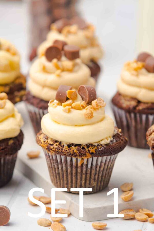Chocolate Peanut Butter Cup Muffins [Set 1] - Image 3