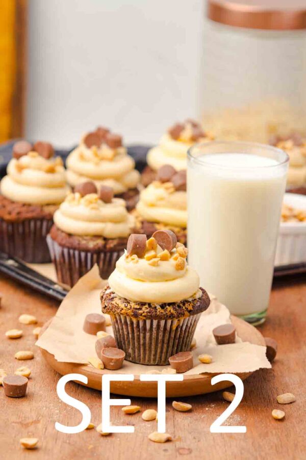 Chocolate Peanut Butter Cup Muffins [Set 2] - Image 12
