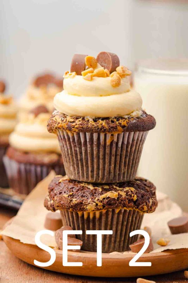 Chocolate Peanut Butter Cup Muffins [Set 2] - Image 14
