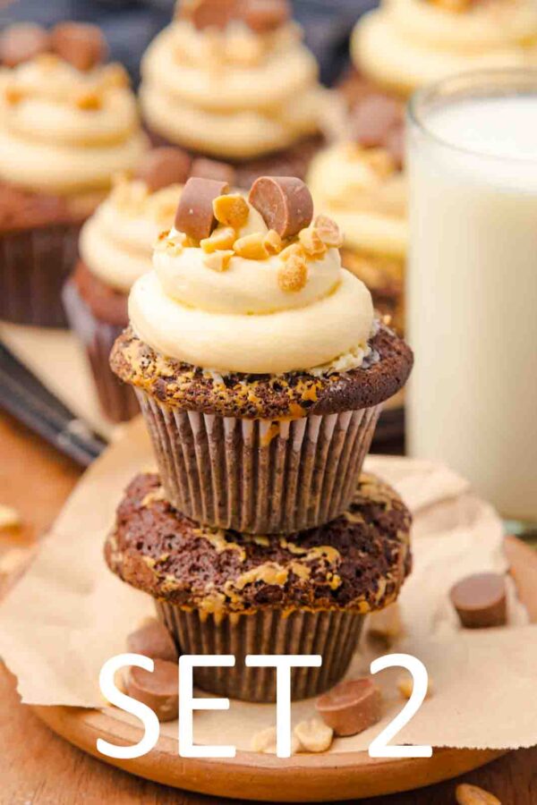 Chocolate Peanut Butter Cup Muffins [Set 2] - Image 16