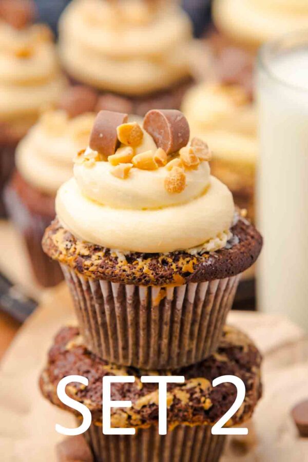 Chocolate Peanut Butter Cup Muffins [Set 2] - Image 17