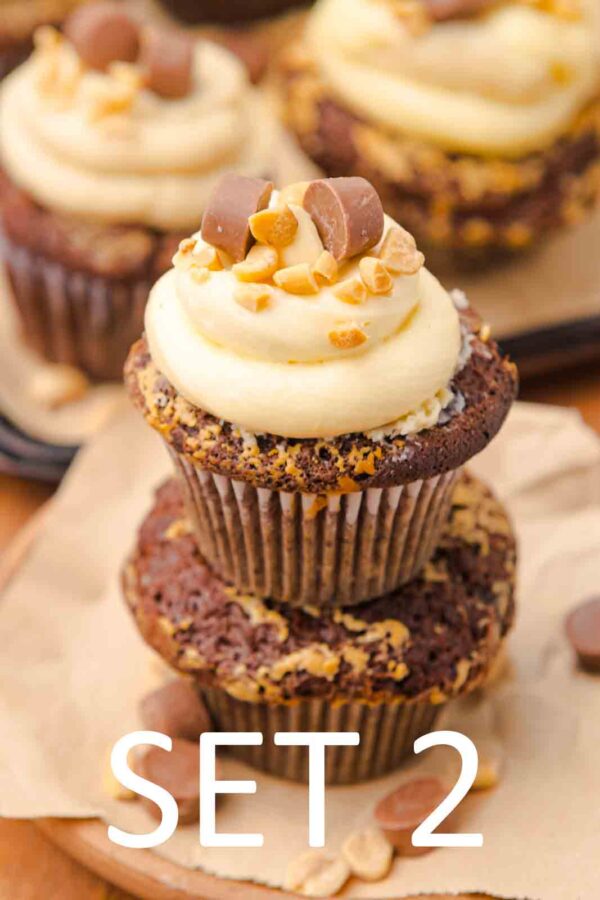 Chocolate Peanut Butter Cup Muffins [Set 2] - Image 20