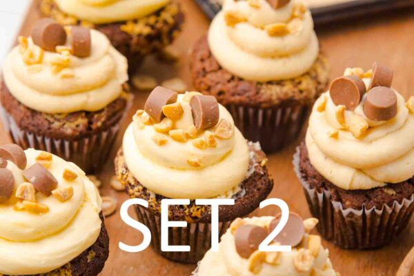Chocolate Peanut Butter Cup Muffins [Set 2] - Image 23