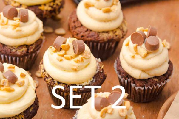 Chocolate Peanut Butter Cup Muffins [Set 2] - Image 24