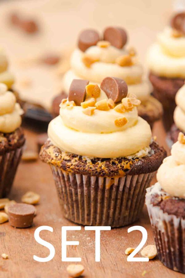 Chocolate Peanut Butter Cup Muffins [Set 2] - Image 26