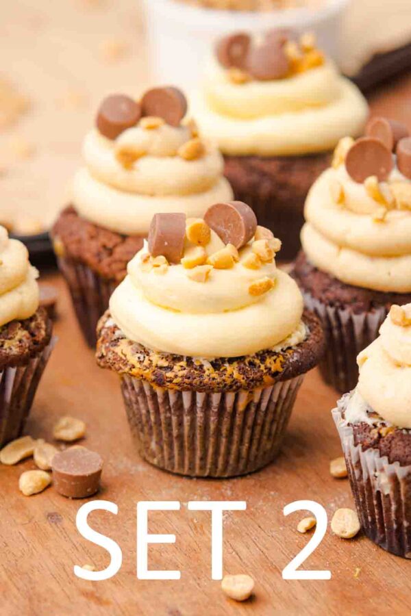 Chocolate Peanut Butter Cup Muffins [Set 2] - Image 28