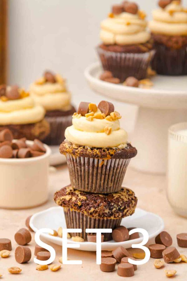 Chocolate Peanut Butter Cup Muffins [Set 3] - Image 15