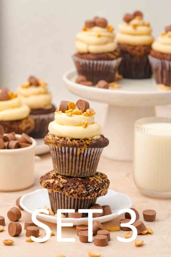 Chocolate Peanut Butter Cup Muffins [Set 3] - Image 16