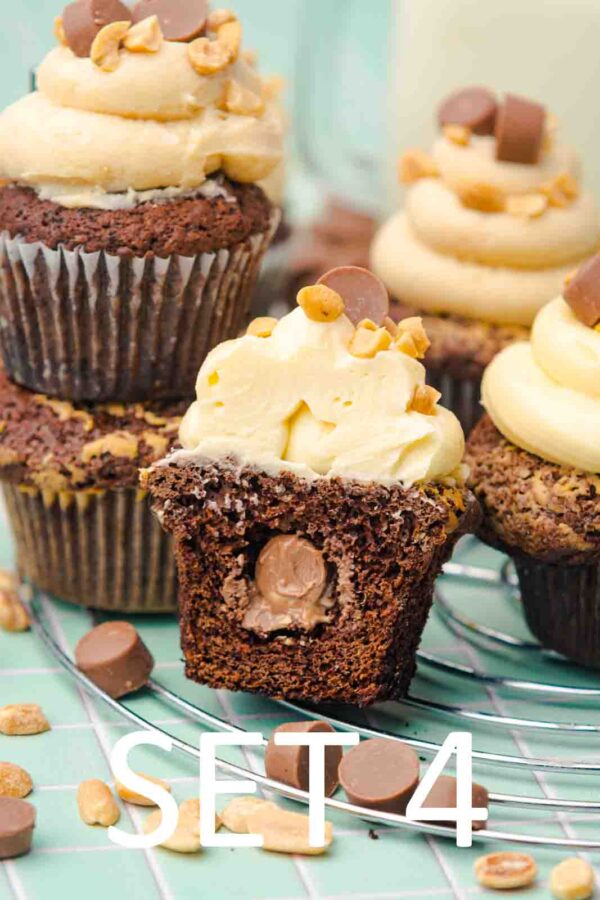 Chocolate Peanut Butter Cup Muffins [Set 4] - Image 24