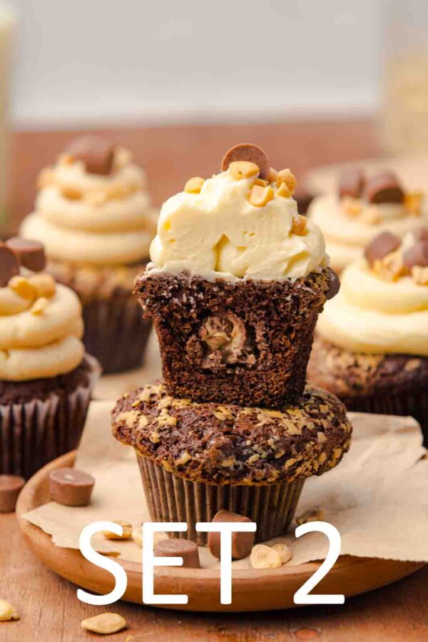 Chocolate Peanut Butter Cup Muffins [Set 2] - Image 29