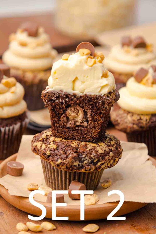 Chocolate Peanut Butter Cup Muffins [Set 2] - Image 31
