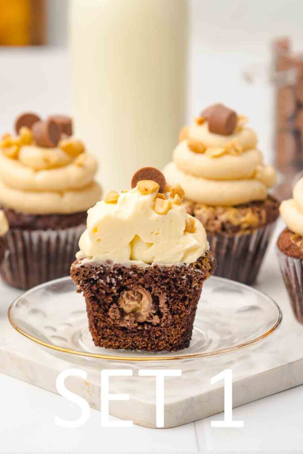 Chocolate Peanut Butter Cup Muffins [Set 1] - Image 15