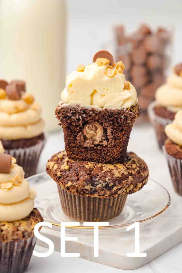 Chocolate Peanut Butter Cup Muffins [Set 1] - Image 17